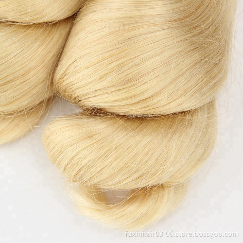 Aliexpress Hair Bundles Import 613 Color Russian Blonde Hair Loose Wave Human Hair